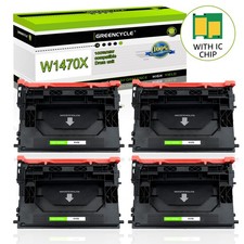 4x W1470X Toner Cartridge with Chip for 147X HP LaserJet M612dn MFP M635h M636fh picture