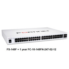 Fortinet FortiSwitch FS-148F 48 port + 1 year FortiCare FC-10-148FN-247-02-12 picture