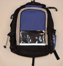 Belkin Backpack Black Blue Beige 16x16 Separate Computer Area picture