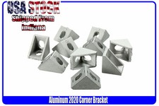 12x 90° 20mm Aluminum Brace/Angle Bracket for 2020 Extrusion picture