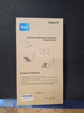 Nulaxy Universal Wireless Keyboard Stand Case- BLACK KM12 Brand New picture