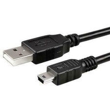 3 Feet Mini USB Cable USB 5-Pin to USB 2.0 Male Data Sync Charging Cord PSP GPS picture
