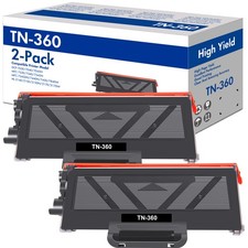 2 x TN330 TN360 Toner Cartridge For Brother MFC-7340 MFC-7840W HL-2140 HL-2170W picture