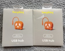 2x Heyday Novelty USB-C Hub - Pretzel picture