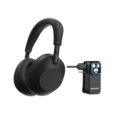 Sony WH-1000XM6 Wireless Headphones (Black) Bundle with Clamp-On Light picture