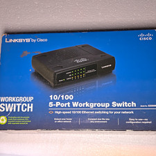 Linksys by Cisco EZXS55W 5-Port 10/100 Fast Ethernet Unmanaged Switch RJ-45 picture