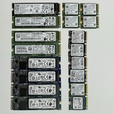LOT OF 18 Mixed M.2 NVMe SSDs 6x 512GB 12x 256GB Major Brands 2230 2280 picture