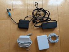 Lot of 3 Laptop Chargers Apple Lenovo 65W USB-C Cable Matters Hub Dock USB picture