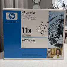 New In Box HP Laserjet Print Cartridge Black 11X 2400 Series Q6511X picture
