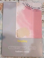 NEW Heyday iPad Air 10.9 11 Pro Case Pink Marble Tri-Fold Stylus Holder picture