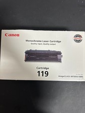 Canon 119 Black Toner Cartridge - Factory Sealed Original OEM picture
