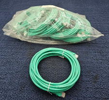 (QTY 10) ICC ICPC1K15GN: 15 ft. CAT6 Molded Ethernet Patch Cord - Green picture