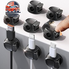 Clips Para Cables Organizador De Cables Con Resorte Paquete De 8 Clips Compactos picture