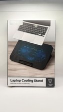 Incipio Laptop Cooling Stand Adjustable Height Dual Fans USB Ports Black picture