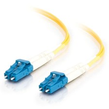 20 PACK LOT 2m LC-LC Duplex 9/125 OS2 Singlemode Fiber Cable Yellow OFNR 6FT picture