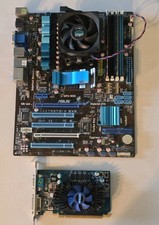 TESTED ASUS M4A785TD-V Evo AM3 Motherboard Combo Phenom II X4 955 3.2ghz 8GB RAM picture