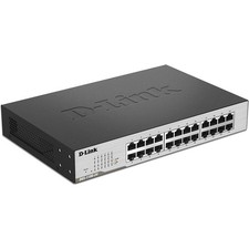 D-Link Ethernet Switch 24 Port Gigabit Easy Smart Managed Network Internet Deskt picture