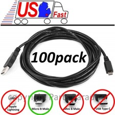 Lot100x 10ft long USB Micro 5pin Digital Phone/Charger/Sync/Data Cable/Cord/Wire picture