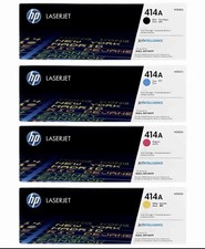 HP 414A Black/Cyan/Magenta/Yellow Standard Yield Toner Cartridge, Pack Of 4 picture