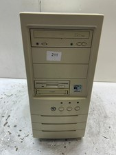 Vintage Retro Beige AT Desktop Computer Sleeper Case picture