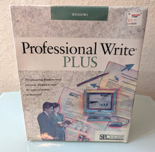 NEW Microsoft Windows Professional Write Plus Disk Word Processor 1991 Windows picture