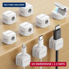 JOYROOM 9 Pack Magnetic Cable Clips, Cord Organizer Adhesive Wire Holder picture
