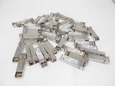 lot of 50 QLOGIC 16GB LC MMF SFP+SW TRANSCEIVER 16GBASE-SW MMF FTLF8529P4BCV-QM picture