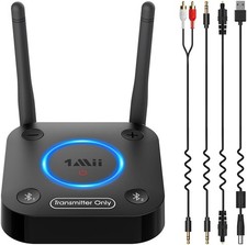 1Mii B06TX Bluetooth 5.2 Transmitter for TV to Wireless Headphone/Speaker picture