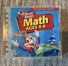 Reader Rabbit Math Ages 4-6 Version 3.0 (CD-ROM, 1998) WINDOWS/MAC Great Disc picture