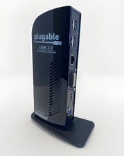 Plugable Universal Laptop Docking Station Dual HDMI Monitor Windows (UD-3900) picture