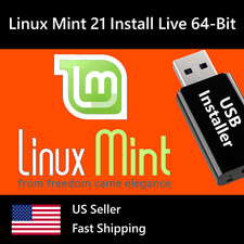 Linux Mint 22 Operating System 64-Bit Windows Alternative Bootable Install PC picture