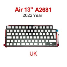 New Laptop Keyboard Backlight UK Big Enter key For MacBook Air 13.6