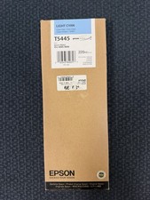 05/2013 New In Box Epson Genuine 220ml Ink T5445 Light Cyan Stylus 4000/9600 picture
