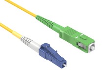 OS2 LC/UPC to SC/APC Simplex Corning Fiber Cable SingleMode 9/125 LSZH/OFNR picture