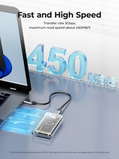 ORICO MSATA SSD Enclosure to USB C 3.2 Gen1 SSD Case Adapter 5Gbps Transparent E picture