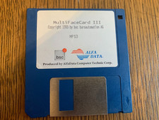 MULTIFACECARD III PROGRAM AMIGA COMPUTER 3.5