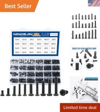 650 pcs M1.4 M1.7 M2 M2.5 M3 Round Pan Head Laptop Mini Screw Kit picture