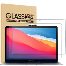 (2 PCS) For MacBook Air 13/Pro 13 (2016 to 2022) Tempered Glass Screen Protector picture