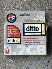 Vintage Iomega Ditto 3.7GB Data Cartridge NIB 1.85GB Tape Backup picture