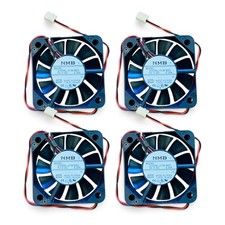 4 Pcs NMB 2004KL-01W-B50 5V 0.35A DC Axial Cooling Fan 50mm x 10mm 2-Pin - New picture
