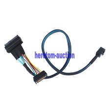 SFF-8639 68P Straight + PWR to SFF-8643 36P Mini SAS U.2 Cable for 2.5 NVMe SSD picture