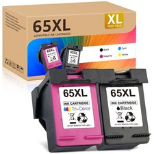 65XL 65 Ink Cartridge For HP ENVY 5010 5055 5052 Deskjet 2600 2652 2636 Printer picture