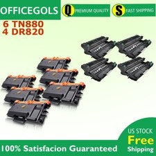 For Brother 6PK TN880  4PK DR820 Set Cartridge MFC-L5800DW HL-L6250DW US STOCK picture