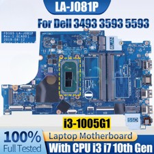 FDI55 LA-J081P For Dell 3493 3593 Notebook Mainboard i3-1005G1 i5 052X6W 004C38 picture