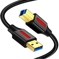 USB 3.0 Cable A Male to B Male 20 ftSuperspeed USB 3.0 A to B Male Cable Comp... picture