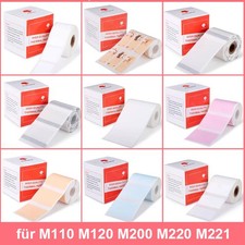 Phomemo M110 M200  Round Square Sticker Paper Self-Adhesive Label sticker picture