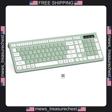 Wireless Keyboard Full Size with Numeric Keypad and Multimedia Keys picture