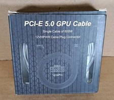 GPU Power Sleeved Cable Extension, 16pin(12+4) 12VHPWR PCIe 5.0 Connector Male t picture