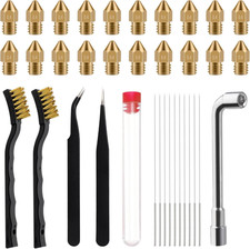 Ender 3 Nozzles 0.4Mm,20Pcs 3D Printer Brass Hotend Nozzles with 16Pcs 3D Printe picture
