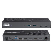 15-In-1 DisplayLink Docking Station 3x 4K Displays 100W Charging 10Gbps USB-A picture